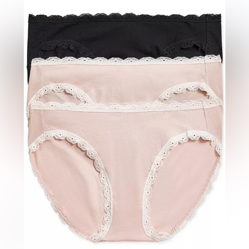 b.tempt’d by Wacoal 3 pack Eyelet Lace Bikini Underwear SMALL